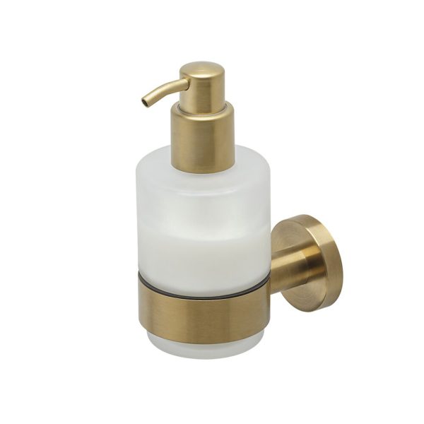 Geesa Nemox zeepdispenser 200 ml goud geborsteld