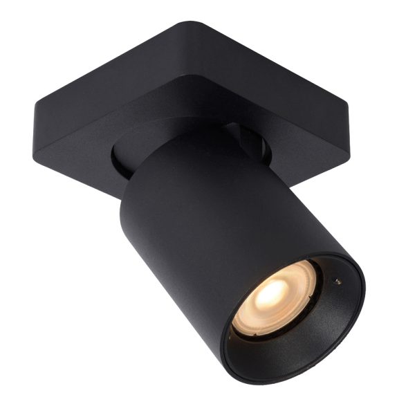 Lucide Nigel plafondlamp 1x 5W zwart