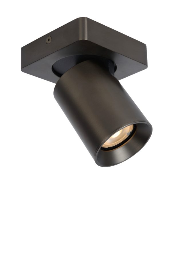 Lucide Nigel plafondlamp draaibaar 1x 5W zwart