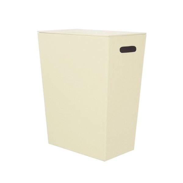 Sapho Eco Pelle wasmand crème 43x48x26cm