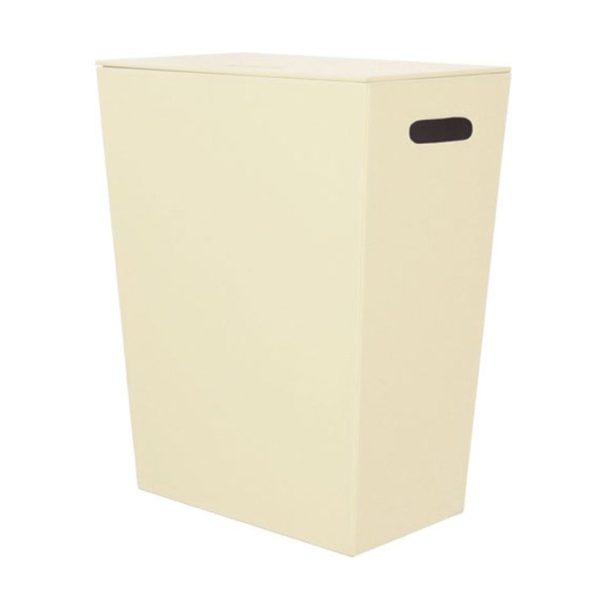 Sapho Eco Pelle wasmand crème 47x60x30cm