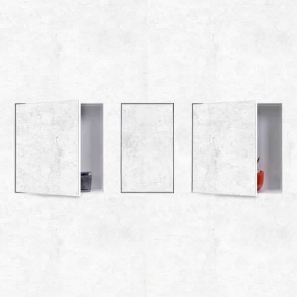 LoooX T-Box inbouwnis betegelbaar 30x30x14cm Wit
