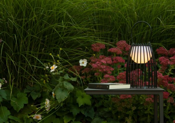 Lucide Fjara oplaadbare LED lamp 0.3W 25x18cm zwart