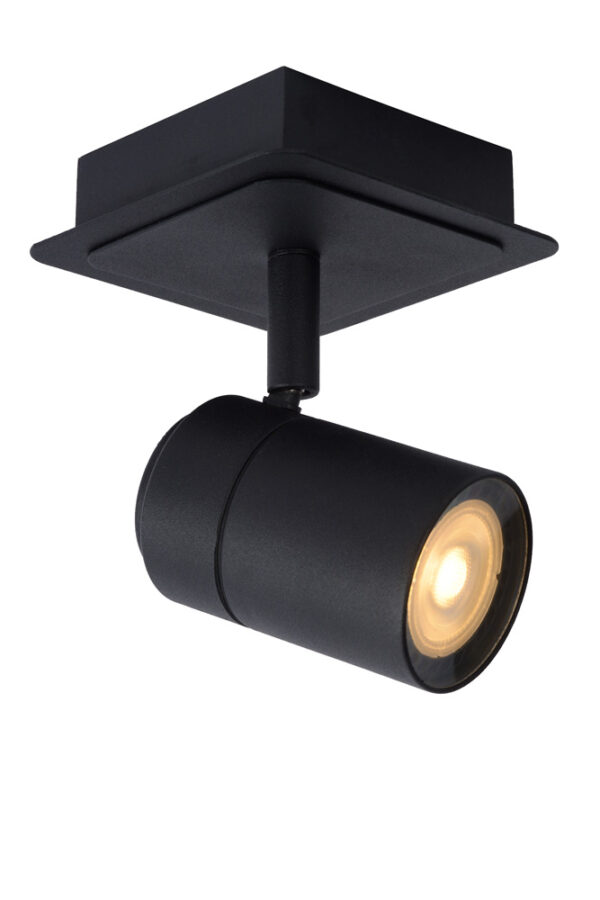 Lucide Lennert plafondlamp 1 spot 5W zwart