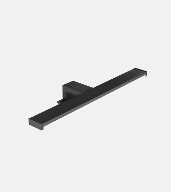 NJOY Avola spiegellamp 60cm zwart mat