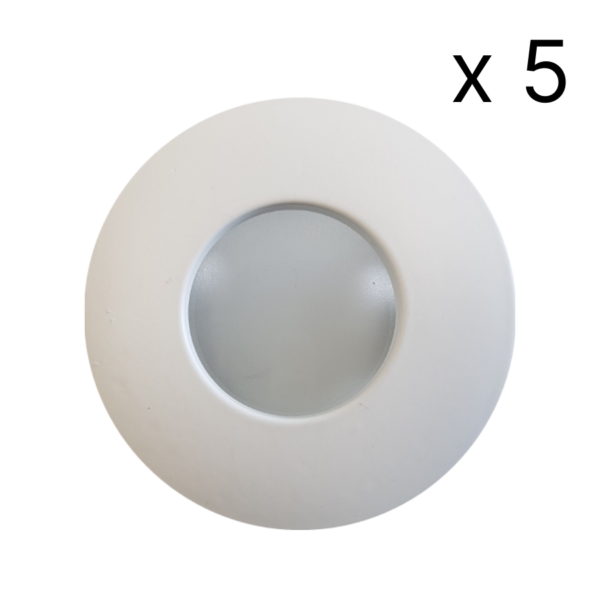 NJOY verlichtingsset met 5 LED spots 83mm 5W wit