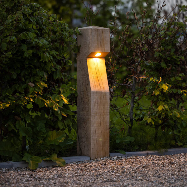 Tuinverlichting Oak houten terraslamp tuinpad verlichting