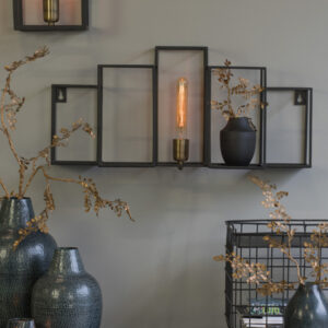 Bally wandlamp mat zwart