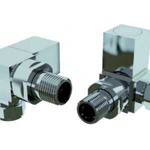 Eastbrook Valve Square radiator aansluitset haaks