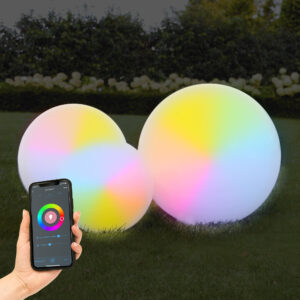 Tuinbol Ø 35 met Smart WIFI LED incl. spie