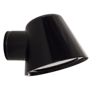 Vita Cup Muurlamp Zwart met Lichtsensor LED