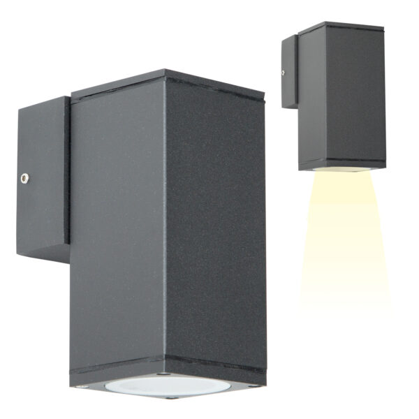 Kevin Muurlamp Antraciet