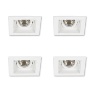 Set Axl inbouwspots 4 stuks wit