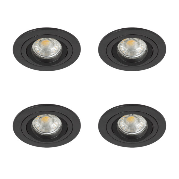 Set Lune inbouwspots 4 stuks