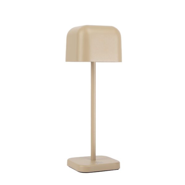 Cabo Tafellamp Matt Grijs Beige Small