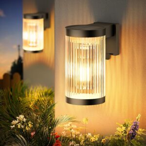 Aurelia Solar LED Muurlamp Zwart
