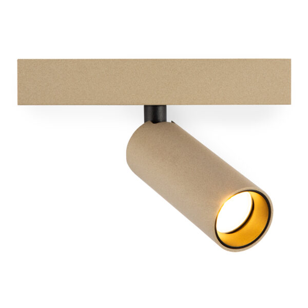 Vigo 1-lichts Opbouwspot Champagne