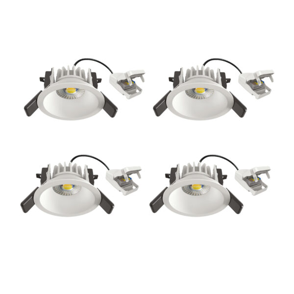 Ivar Inbouwspot Wit 4 stuks