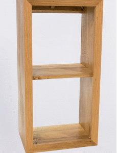 B-Stone open kolomkast 40x30x80cm eiken