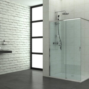 Badstuber Elite douchewand met schuifdeur 120x195cm