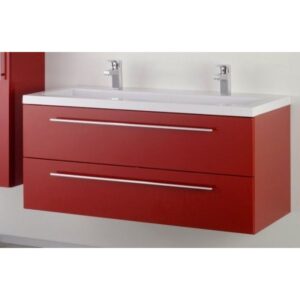 Badstuber Fiora wastafelmeubel 120cm rood
