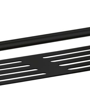 Best Design mat zwart doucherek / shampoohouder voor wandmontage
