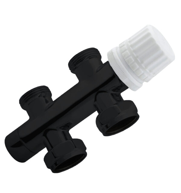 Best-Design Nero onderblok recht 3/4" mat-zwart