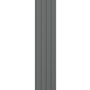 Eastbrook Guardia verticale aluminium radiator 180x47cm Antraciet 2280 watt