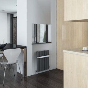 Eastbrook Malmesbury aluminium design radiator 60x56,5cm Antraciet 632 watt