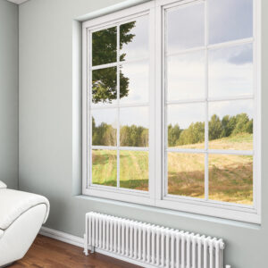 Eastbrook Rivassa 3 koloms verwarming 60x114,8cm Wit 2038 watt