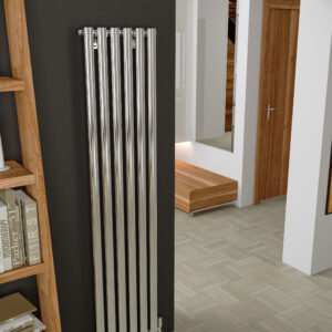 Eastbrook Tunstall verticale radiator 180x42cm Chroom 602 watt