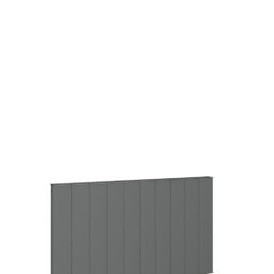 Eastbrook Vesima horizontale aluminium verwarming 60x120,3cm Antraciet 1584 watt