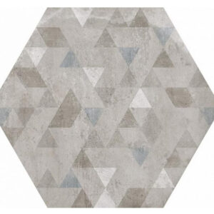 Hexagon decor tegel Forest Silver 29,2x25,4