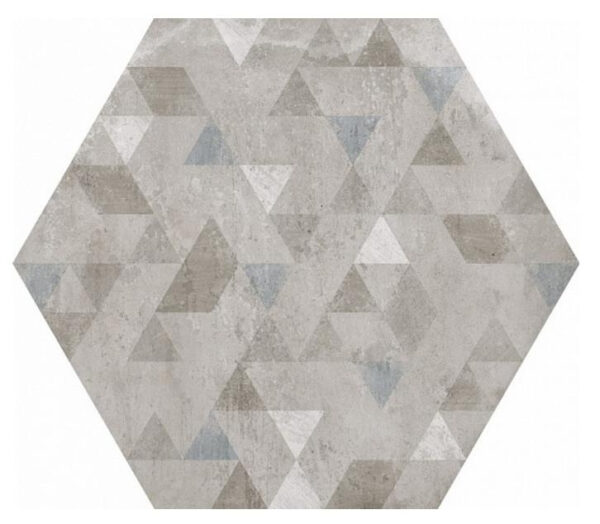 Hexagon decor tegel Forest Silver 29,2x25,4