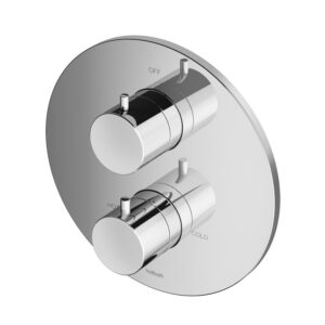 Hotbath Buddy Afbouwdeel Inbouw Thermostaat Geborsteld Nikkel B013