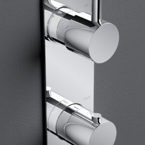 Hotbath Buddy/Laddy Inbouw Douche Thermostaat Verticaal Chroom B051