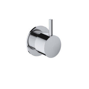 Hotbath Cobber afbouwdeel inbouw stopkraan warm zwart mat
