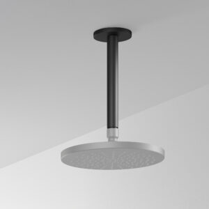 Hotbath Cobber Douchearm Plafondmontage Rond 15cm Zwart Mat CB452