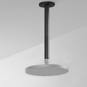 Hotbath Cobber Douchearm Plafondmontage Rond 30cm Zwart Mat CB453