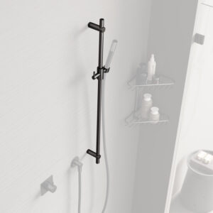Hotbath Cobber Glijstang 90cm Zwart Chroom M311