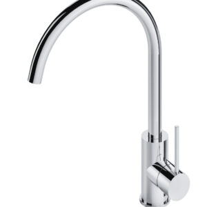 Hotbath Cobber Keukenmengkraan Draaibaar Gepolijst Messing CB040