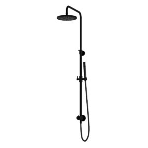 Hotbath Cobber M438 stortdouche met staafhanddouche en 20cm hoofddouche zwart mat
