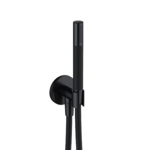 Hotbath Cobber Staaf Handdouche met douche aansluiting en opsteek Zwart Mat M440