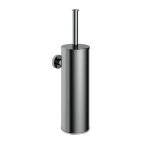 Hotbath Cobber Toiletborstel Garnituur Wandmodel Zwart Chroom CBA11