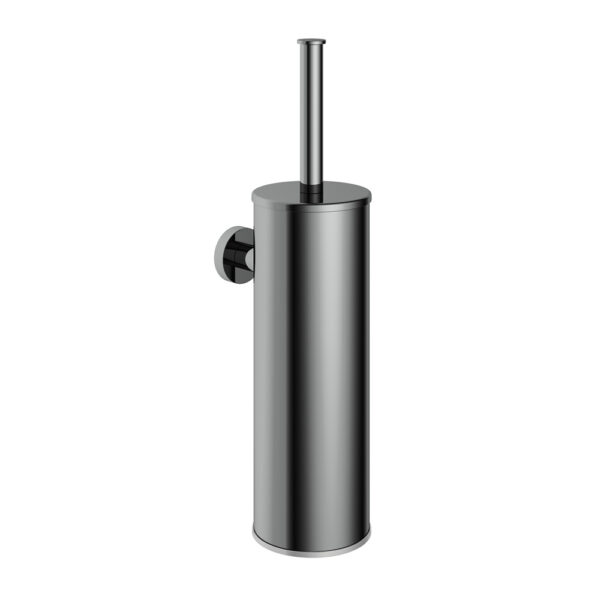 Hotbath Cobber Toiletborstel Garnituur Wandmodel Zwart Chroom CBA11