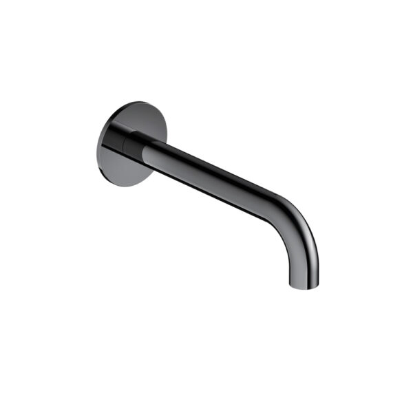 Hotbath Cobber Uitloop 18cm Zwart Chroom CB095