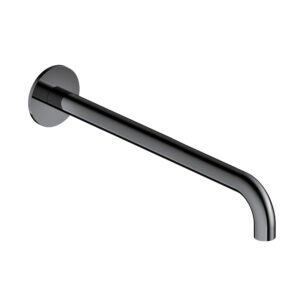 Hotbath Cobber Uitloop 30cm Zwart Chroom CB095