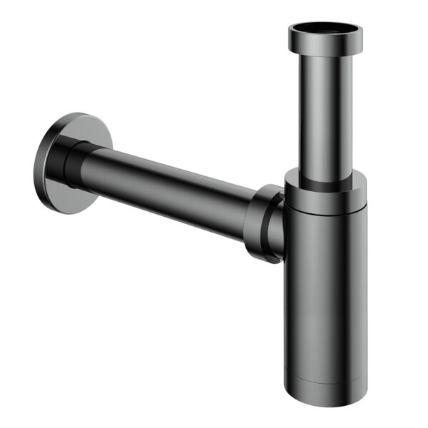 Hotbath Cobber Wastafel Sifon rond Zwart Chroom P035