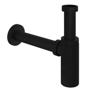 Hotbath Cobber Wastafel Sifon rond Zwart Mat P035