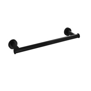 Hotbath Cobber X handdoekstang 34cm zwart mat